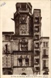 VINTAGE POSTCARD Riom the Tower De I' Horloge Belfry