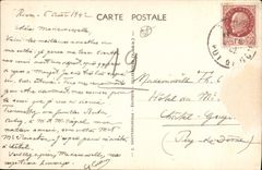 VINTAGE POSTCARD Riom the Tower De I' Horloge Belfry