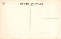 VINTAGE POSTCARD Auvergne Thiers the Bored Rock