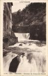 VINTAGE POSTCARD Auvergne Thiers Cascades Of the Hollow De I' Enfer