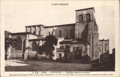 CPA L'Auvergne Thiers Eglise Saint Genes