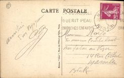 CPA La Bourboule La Route Du Barrage