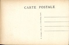 Parque de Lyon de la POSTAL de la VENDIMIA de la cabeza del oro la esquina a los cisnes