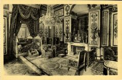 VINTAGE POSTCARD Castle De Fontainebleau Room of Napoleon 1st