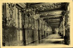 VINTAGE POSTCARD Castle De Fontainebleau François Gallery 1st