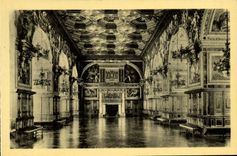 VINTAGE POSTCARD Castle De Fontainebleau Gallery Henri II