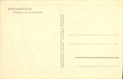 VINTAGE POSTCARD Fontainebleau Room Of the Empresses