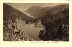 VINTAGE POSTCARD Massive Of Hohneck Schiessrothried seen of Hohneck