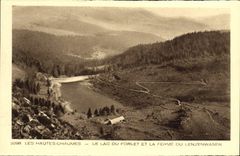 CPA Les Hautes Chaumes Le lac du Forlet et la ferme du Lenzenwasen