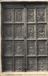 CPA Cathedrale De Frejus Porte Sculpture Sur bois