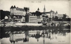 POSTAL Pau de la VENDIMIA la reflexión