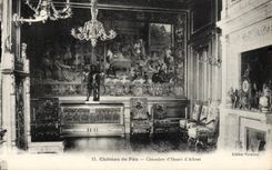 Sitio del castillo de Pau de la POSTAL de la VENDIMIA de Enrique Albret