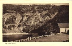 VINTAGE POSTCARD Black Lake