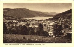 CPA Gerardmer Vue Generale Avec Le Lac