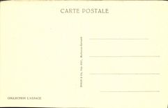 VINTAGE POSTCARD Valley De Masevaux Lakes D' Alfeld And De Sewen