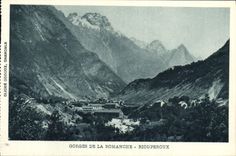VINTAGE POSTCARD Falls Of Romanche Riouperoux