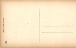 POSTAL Pau de la VENDIMIA el castillo y la calle de julio XIV