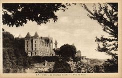 CPA Pau Le Chateau Henri IV Vue du parc