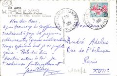 CPM Les Alpes Vallee De La Durance Mont Dauphin Vauban La main de Titan erosion curieuse