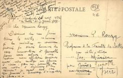 VINTAGE POSTCARD the Alps Queyras Valley De Molines a Coiffee Young lady