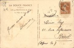 CPA Aix En Provence Le Palais De Justice