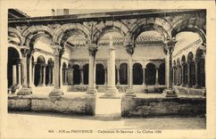 CPA Aix En Provence La Cathedrale St Sauveur le cloitre