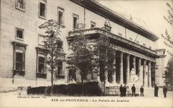 CPA Aix En Provence Le Palais De Justice