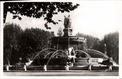 CPM Aix En Provence La Grande Fontaine