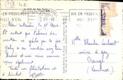 CPM Aix En Provence Fontaine des Neuf Canons