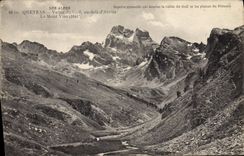 CPA Les Alpes Queyras Vallee Du Guil Au Dela d'Abries Le Mont Viso 