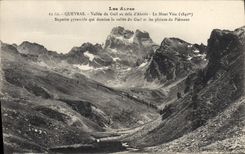 CPA Les Alpes Queyras Vallee Du Guil Au Dela d'Abries Le Mont Viso 