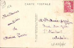 VINTAGE POSTCARD the Gerbier Mount Of the Snap rings Stacks phonolitic Chalet Hotel of Touring Club