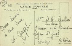 CPA Saint Veran Vallee Du Queyras Vue Generale A Gauche Le Raus