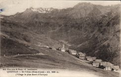 CPA Queyras St Veran Village Le Plus Eleve D'Europe