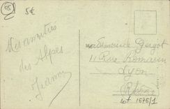 CPA Les Alpes Vallee Du Queyras La Nouvelle Route