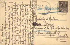 CPA Les Alpes Vallee Du Queyras Roche taillante