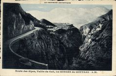 CPA Les Alpes Vallee Du Guil Les Gorges Du Queyras Route des Alpes