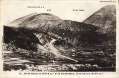 CPM Mont Genevre Et Le Chaberton Fort Italien