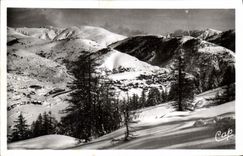 MODERN CARD Beuil Winter sports View