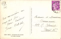 MODERN CARD Beuil Guartier Of Launes And the Mounier Mount