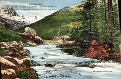 CPA Vallee du Queyras Environs d'Abries Vallon de Valpreveyre et le Bric Bouchet