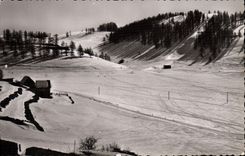 CPM Beuil les Launes La piste de saut et le remonte pente des Launes 
