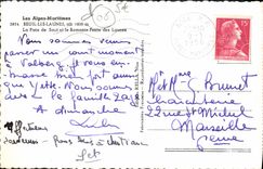 CPM Beuil les Launes La piste de saut et le remonte pente des Launes 