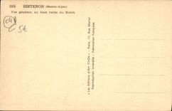 VINTAGE POSTCARD Sisteron View at the Bottom Valley of Buech