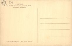 VINTAGE POSTCARD Sisteron the citadel dominee By the Covered way the keep and the vault