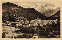 CPA Digne les Bains et le Massif des Tros Eveches