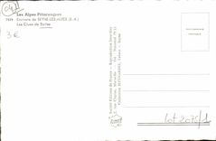 MODERN CARD Surroundings of Seyne the Alps clues of Barles