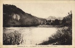 VINTAGE POSTCARD Sisteron the Durance the Bridge and the Viaduct On Buech