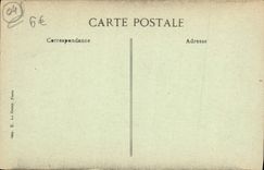 POSTAL Sisteron de la VENDIMIA la roca de la ciudadela vista a través de las grietas de la roca del bálsamo