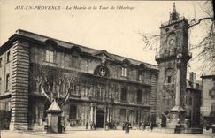 CPA Aix en Provence La Mairie et la Tour de L'Horloge